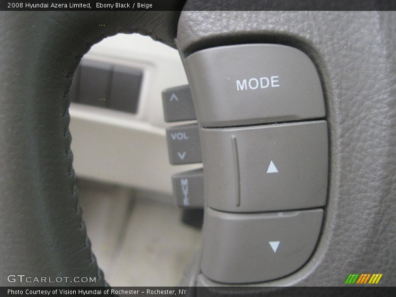 Ebony Black / Beige 2008 Hyundai Azera Limited