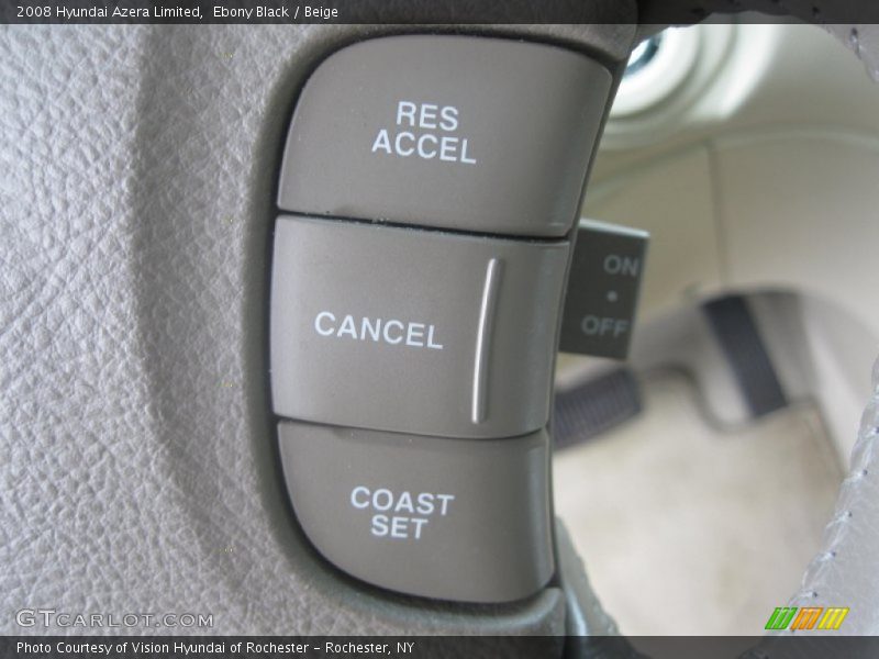 Ebony Black / Beige 2008 Hyundai Azera Limited