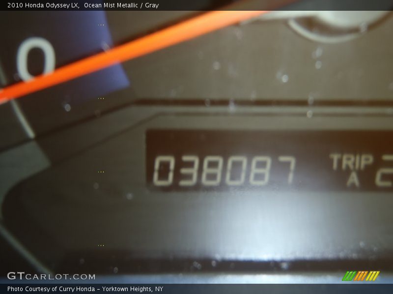 Ocean Mist Metallic / Gray 2010 Honda Odyssey LX