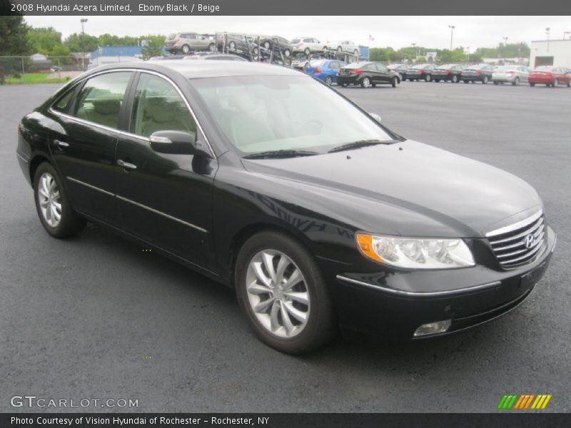 Ebony Black / Beige 2008 Hyundai Azera Limited