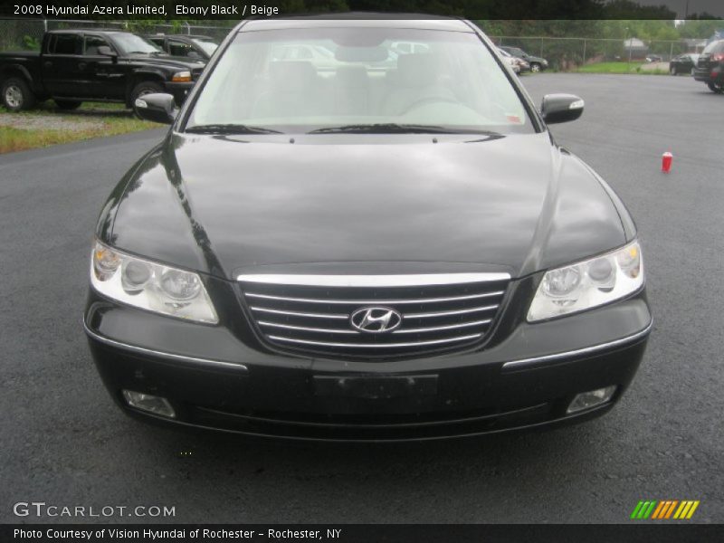 Ebony Black / Beige 2008 Hyundai Azera Limited