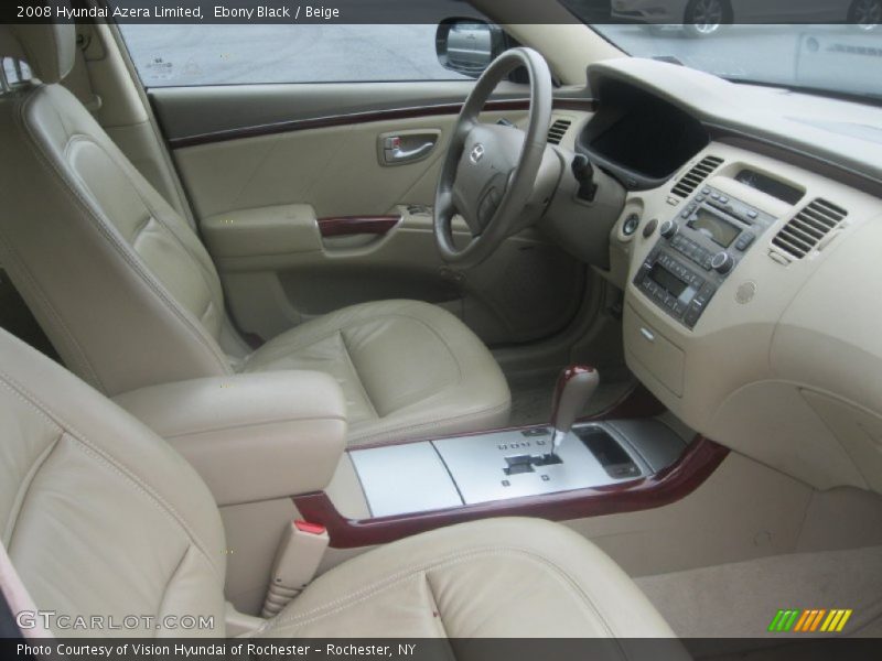 Ebony Black / Beige 2008 Hyundai Azera Limited