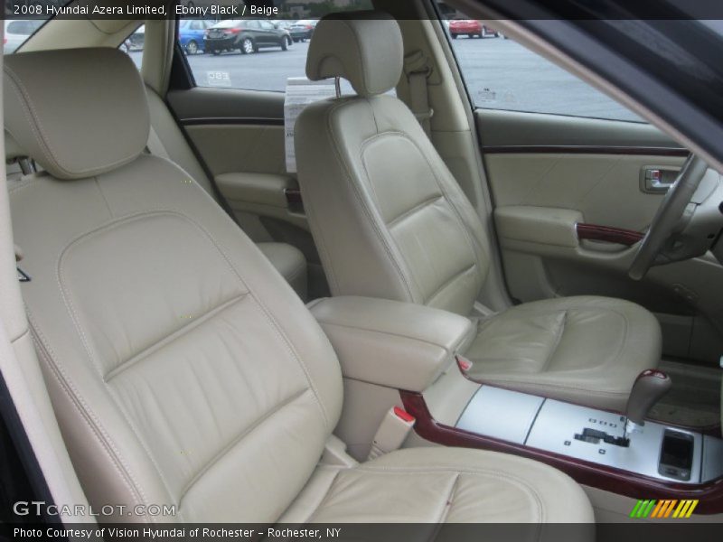 Ebony Black / Beige 2008 Hyundai Azera Limited