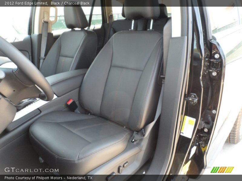 Black / Charcoal Black 2012 Ford Edge Limited