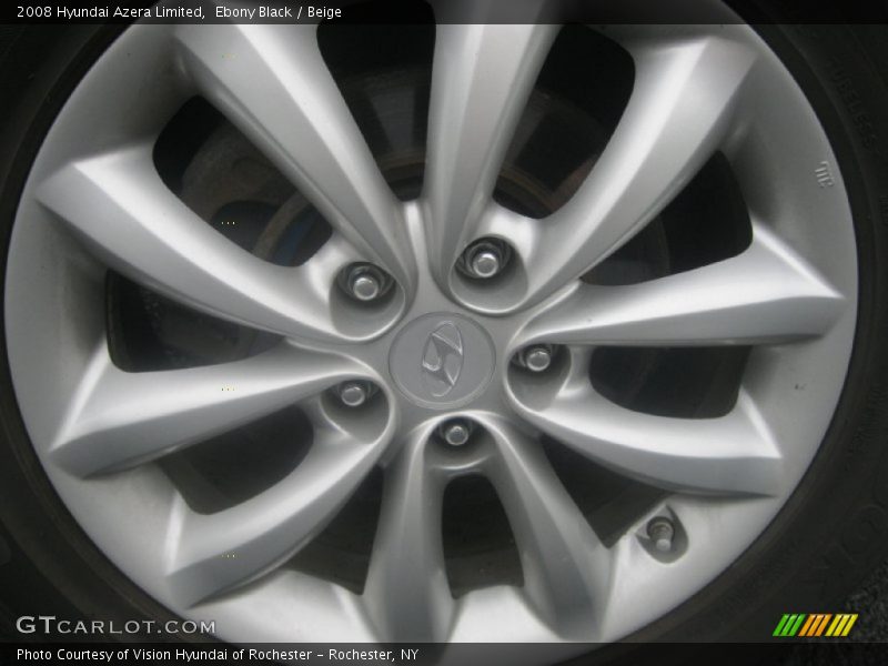 Ebony Black / Beige 2008 Hyundai Azera Limited