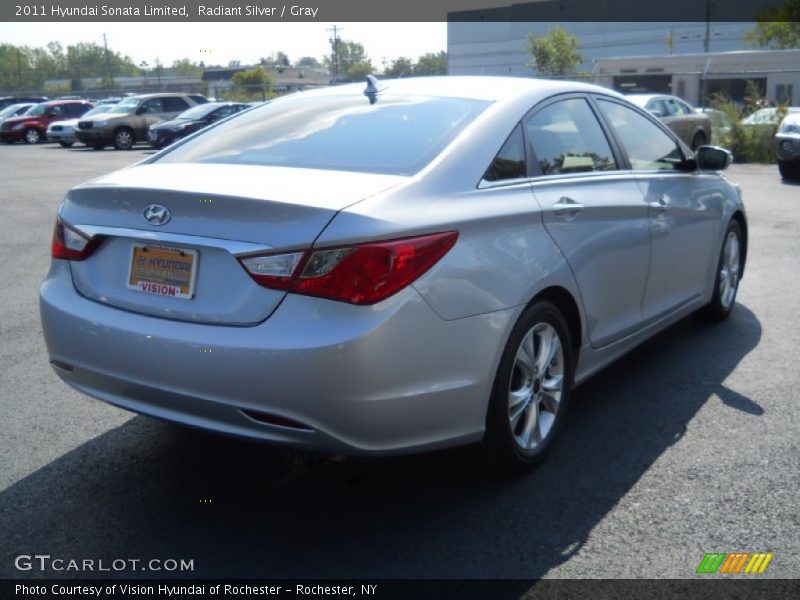 Radiant Silver / Gray 2011 Hyundai Sonata Limited