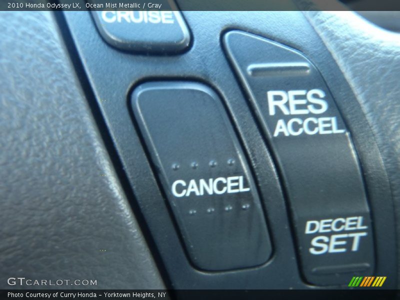 Ocean Mist Metallic / Gray 2010 Honda Odyssey LX