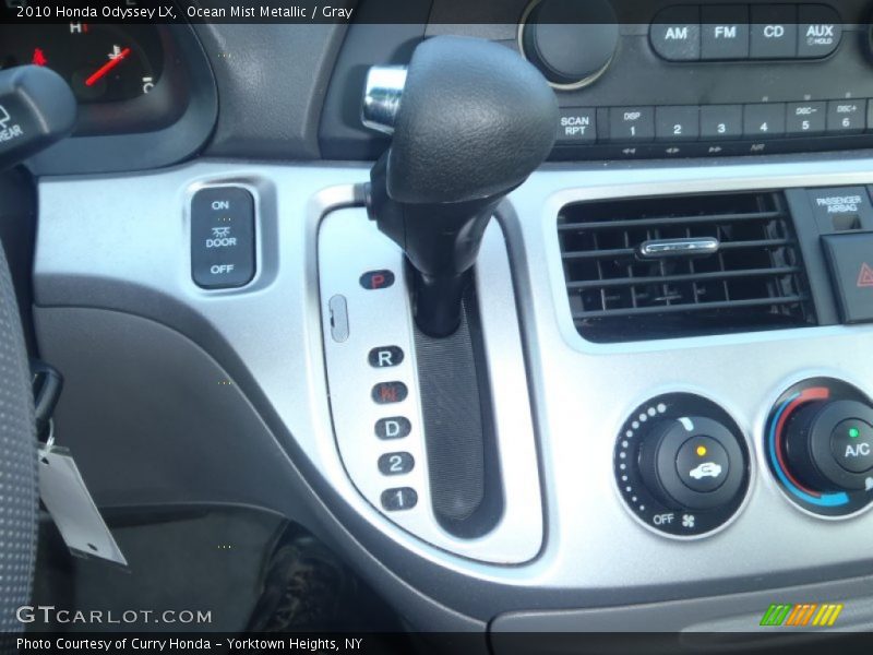 Ocean Mist Metallic / Gray 2010 Honda Odyssey LX
