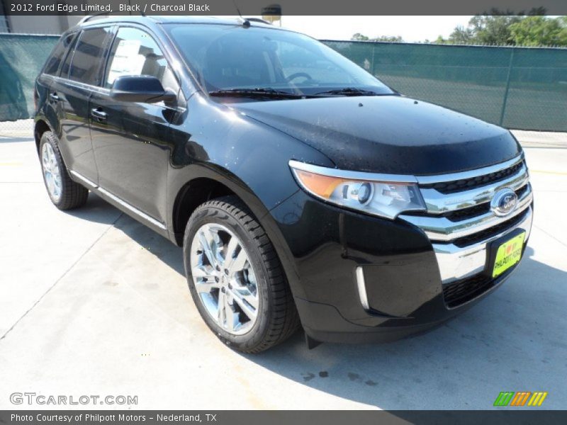 Black / Charcoal Black 2012 Ford Edge Limited