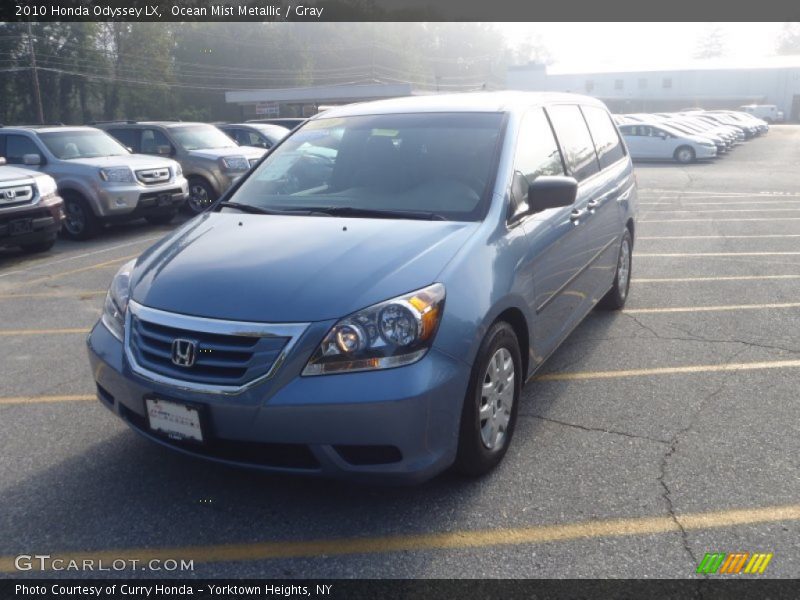 Ocean Mist Metallic / Gray 2010 Honda Odyssey LX