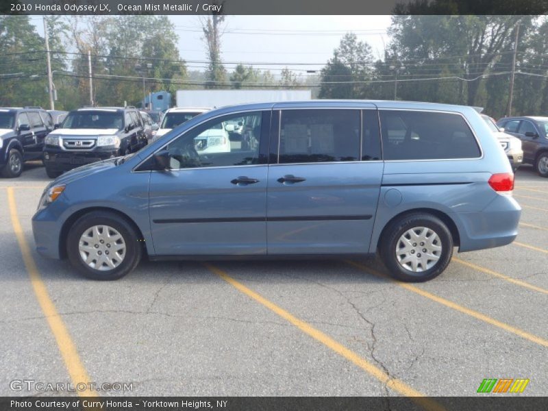 Ocean Mist Metallic / Gray 2010 Honda Odyssey LX