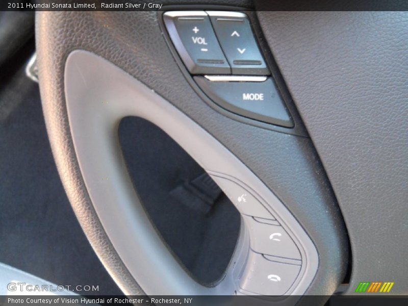 Radiant Silver / Gray 2011 Hyundai Sonata Limited