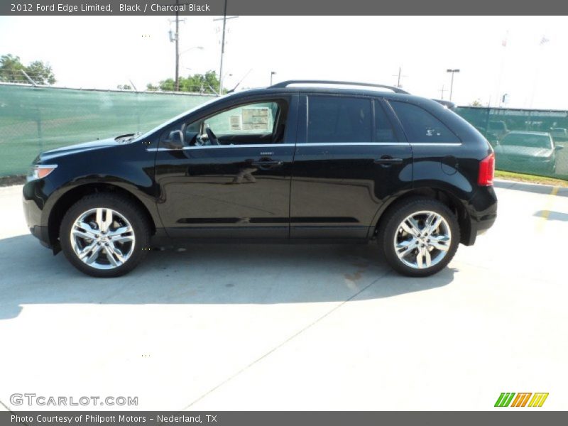 Black / Charcoal Black 2012 Ford Edge Limited