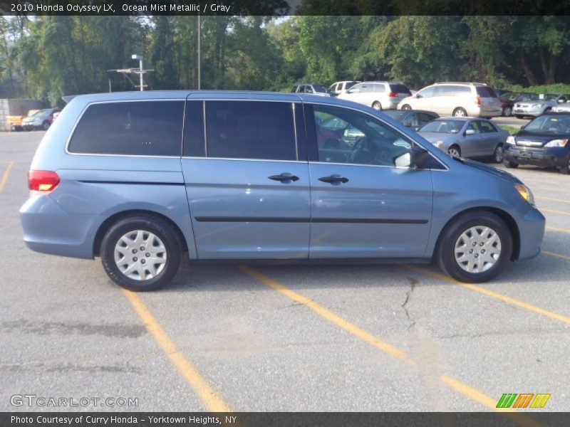 Ocean Mist Metallic / Gray 2010 Honda Odyssey LX