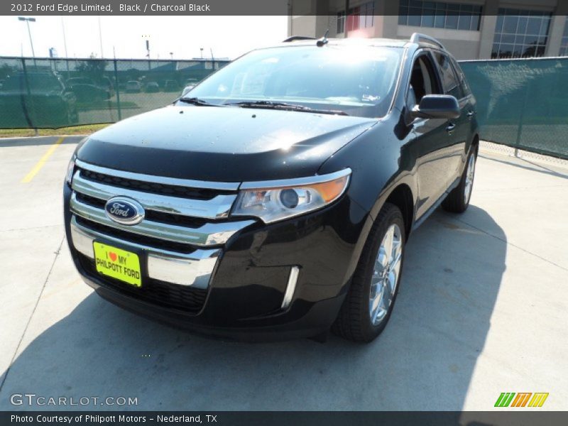 Black / Charcoal Black 2012 Ford Edge Limited