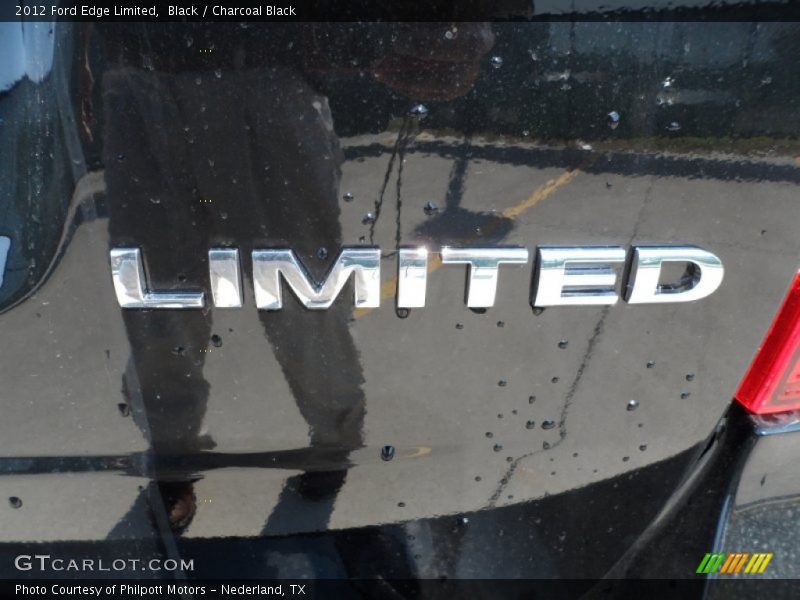 Black / Charcoal Black 2012 Ford Edge Limited