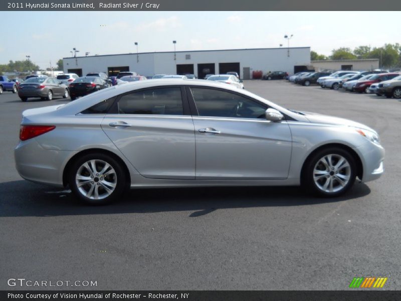 Radiant Silver / Gray 2011 Hyundai Sonata Limited