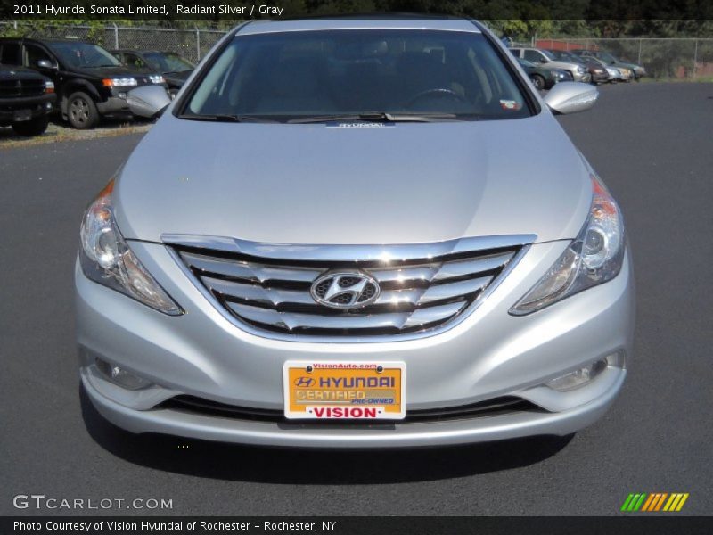 Radiant Silver / Gray 2011 Hyundai Sonata Limited
