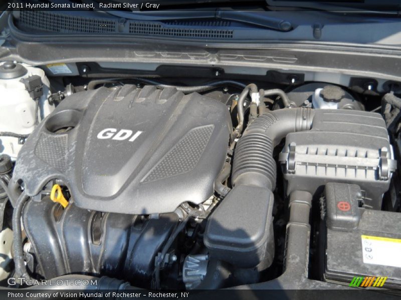 Radiant Silver / Gray 2011 Hyundai Sonata Limited