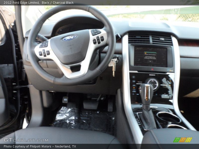 Black / Charcoal Black 2012 Ford Edge Limited
