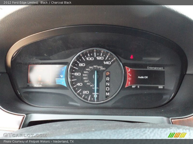 Black / Charcoal Black 2012 Ford Edge Limited