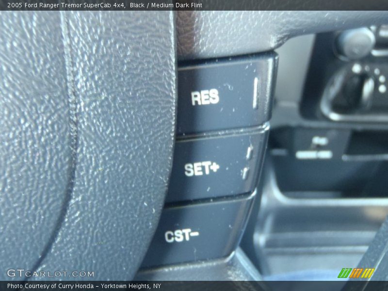 Controls of 2005 Ranger Tremor SuperCab 4x4