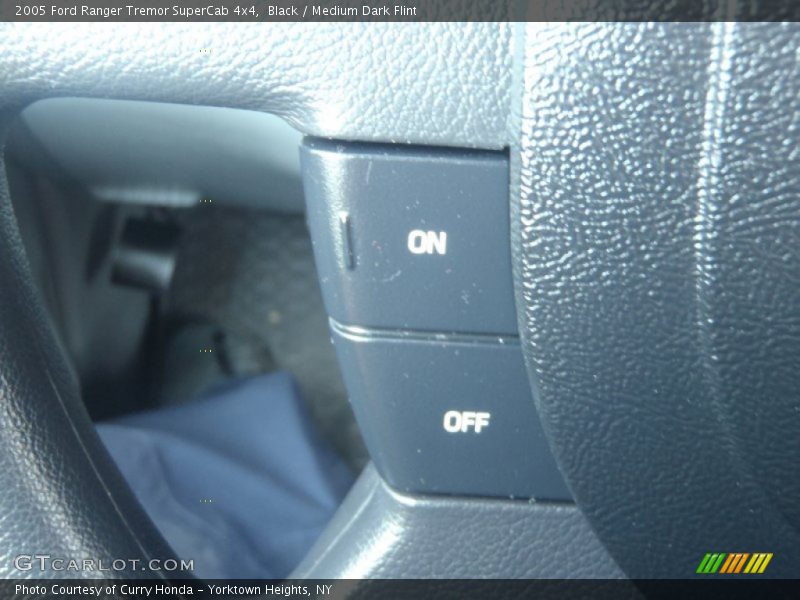 Controls of 2005 Ranger Tremor SuperCab 4x4