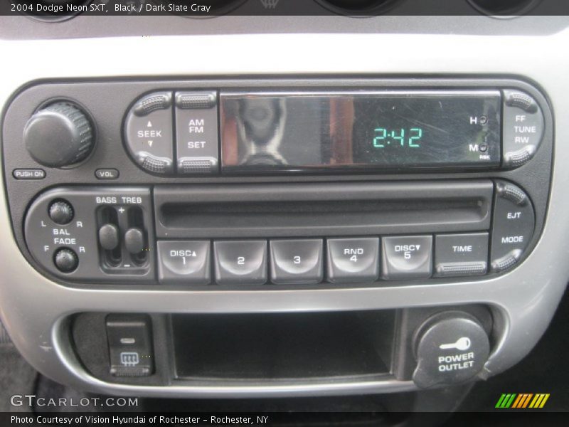 Black / Dark Slate Gray 2004 Dodge Neon SXT