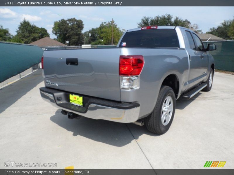 Silver Sky Metallic / Graphite Gray 2011 Toyota Tundra Double Cab