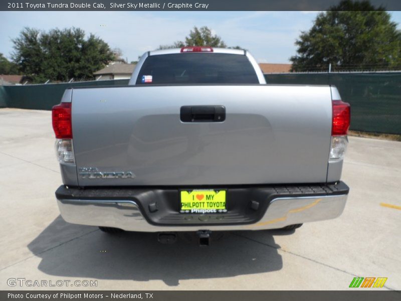 Silver Sky Metallic / Graphite Gray 2011 Toyota Tundra Double Cab