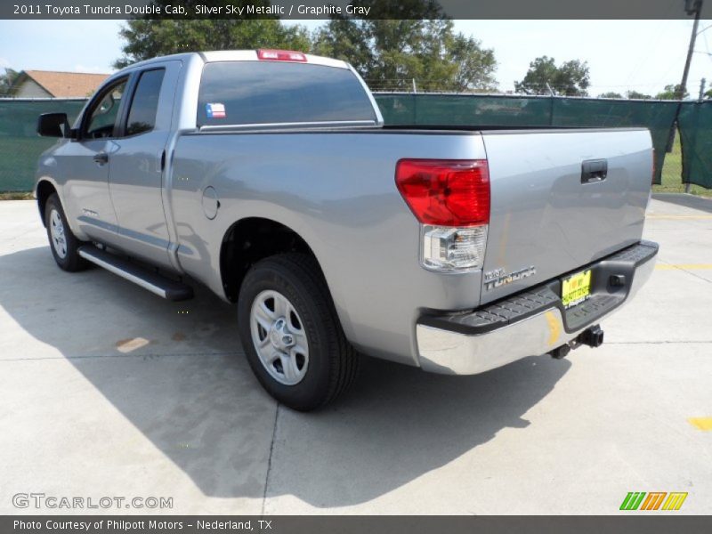 Silver Sky Metallic / Graphite Gray 2011 Toyota Tundra Double Cab