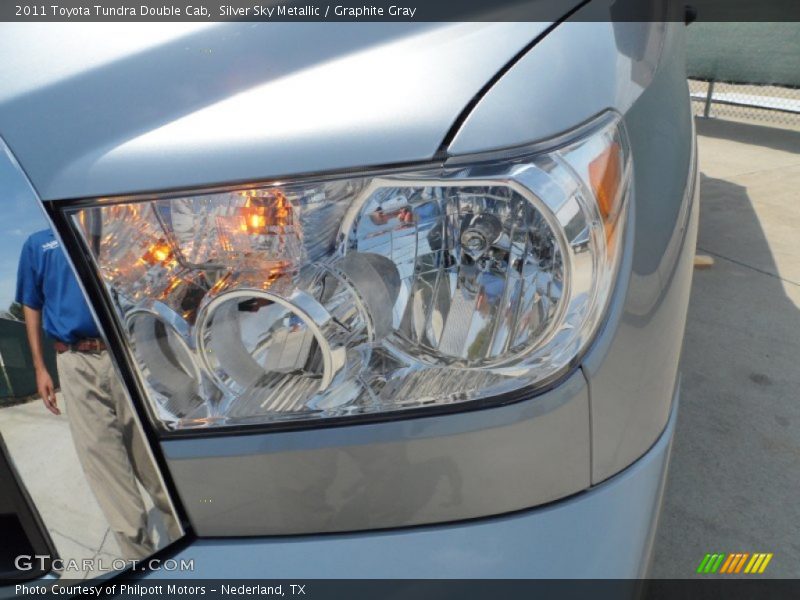 Silver Sky Metallic / Graphite Gray 2011 Toyota Tundra Double Cab