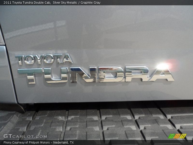 Silver Sky Metallic / Graphite Gray 2011 Toyota Tundra Double Cab