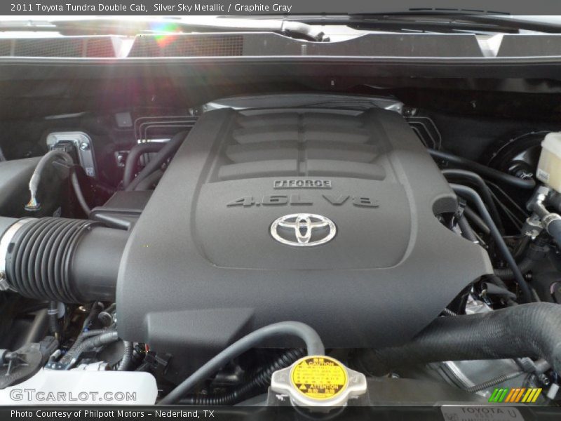 Silver Sky Metallic / Graphite Gray 2011 Toyota Tundra Double Cab