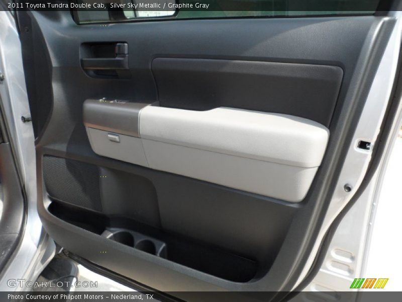 Silver Sky Metallic / Graphite Gray 2011 Toyota Tundra Double Cab