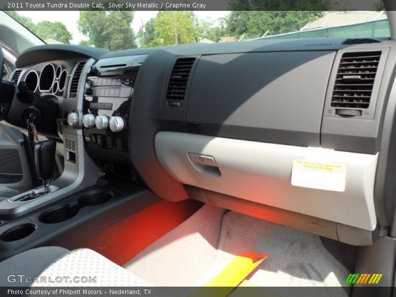 Silver Sky Metallic / Graphite Gray 2011 Toyota Tundra Double Cab