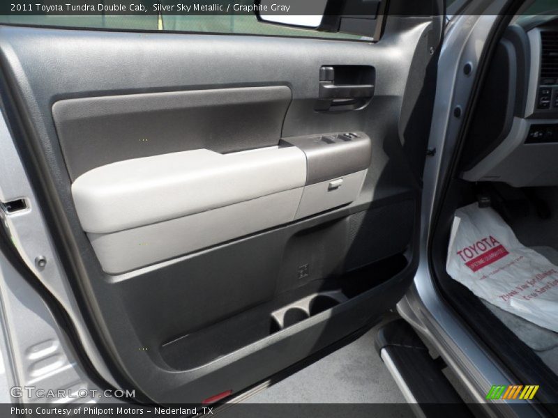 Silver Sky Metallic / Graphite Gray 2011 Toyota Tundra Double Cab