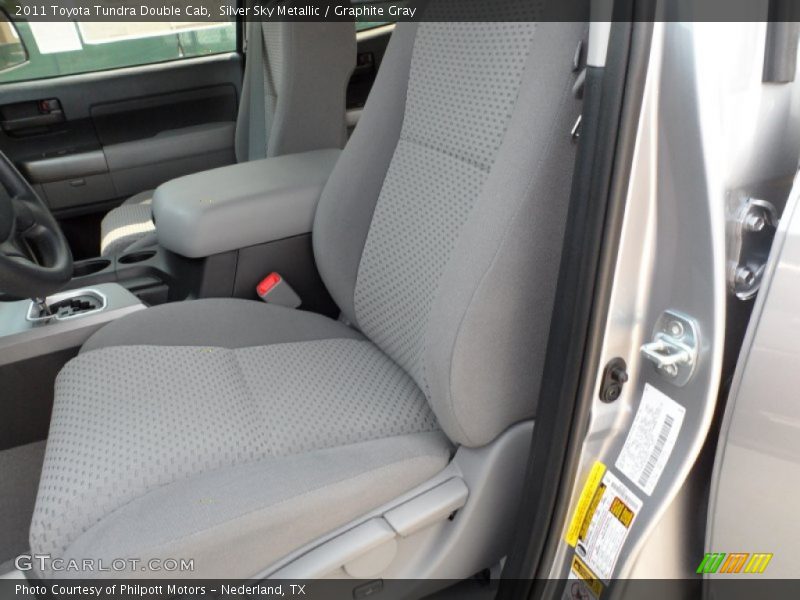 Silver Sky Metallic / Graphite Gray 2011 Toyota Tundra Double Cab