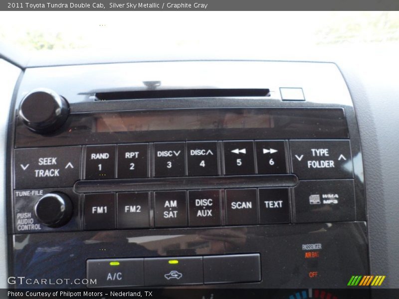 Silver Sky Metallic / Graphite Gray 2011 Toyota Tundra Double Cab