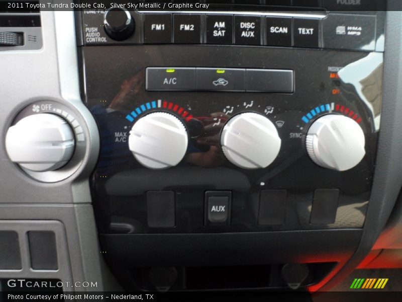 Silver Sky Metallic / Graphite Gray 2011 Toyota Tundra Double Cab