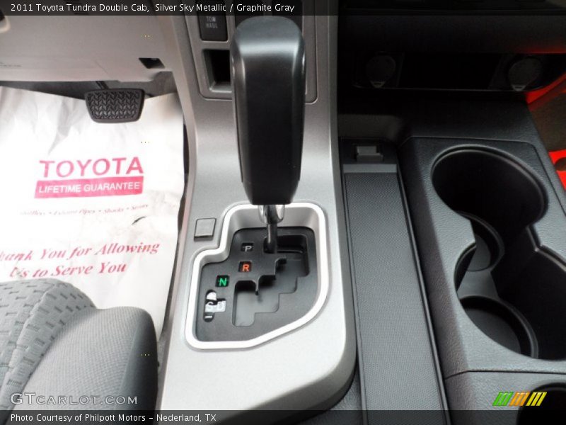 Silver Sky Metallic / Graphite Gray 2011 Toyota Tundra Double Cab