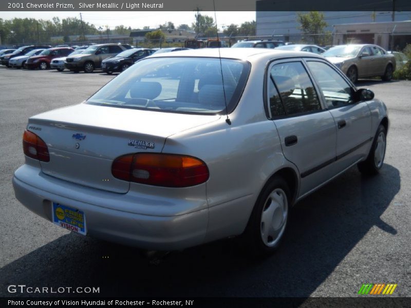 Silver Metallic / Light Neutral 2001 Chevrolet Prizm