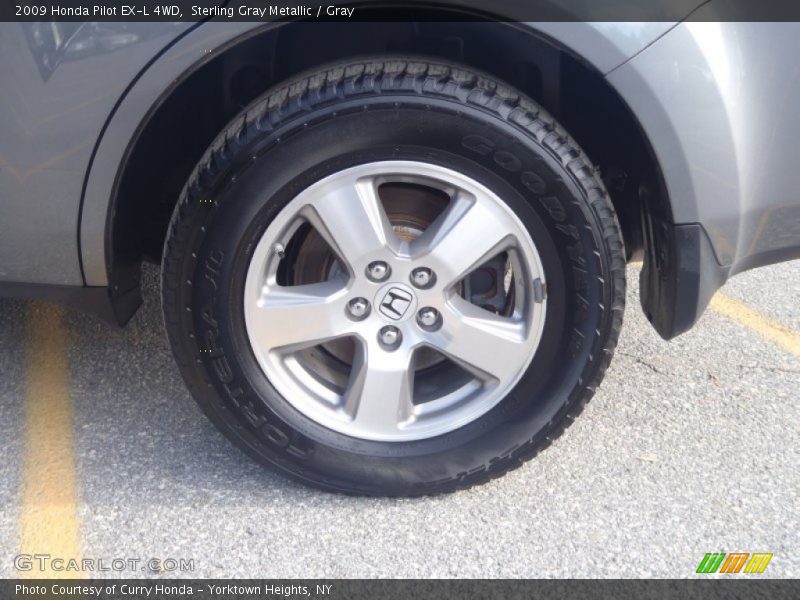 Sterling Gray Metallic / Gray 2009 Honda Pilot EX-L 4WD