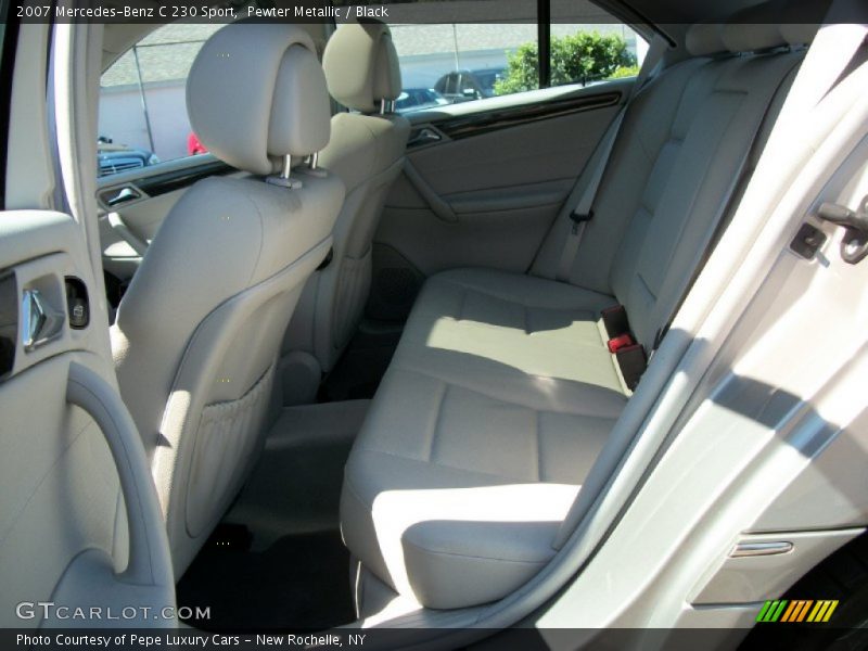 Pewter Metallic / Black 2007 Mercedes-Benz C 230 Sport