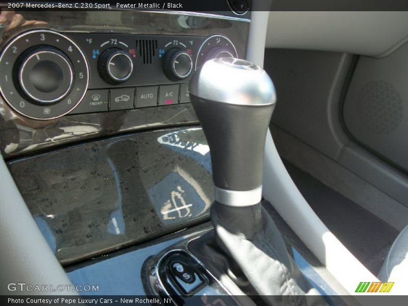 Pewter Metallic / Black 2007 Mercedes-Benz C 230 Sport