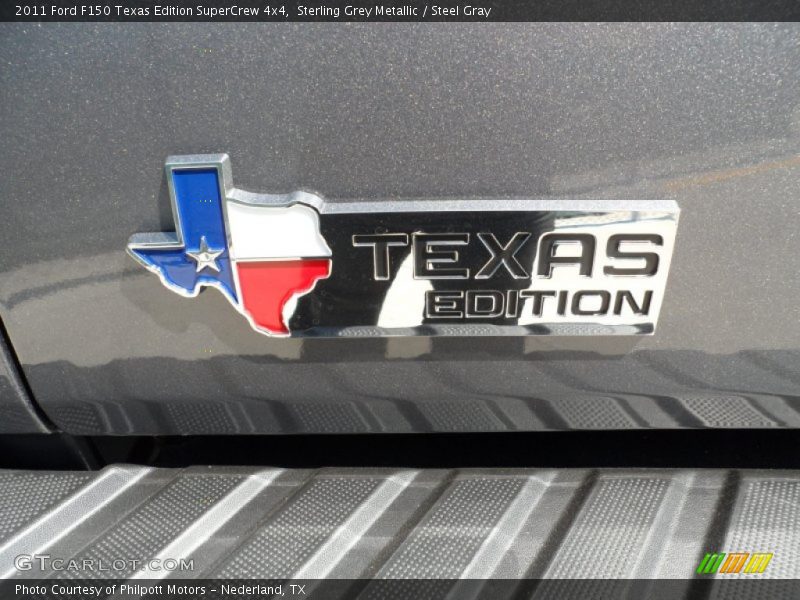 Sterling Grey Metallic / Steel Gray 2011 Ford F150 Texas Edition SuperCrew 4x4