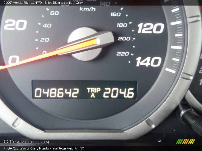 Billet Silver Metallic / Gray 2007 Honda Pilot LX 4WD