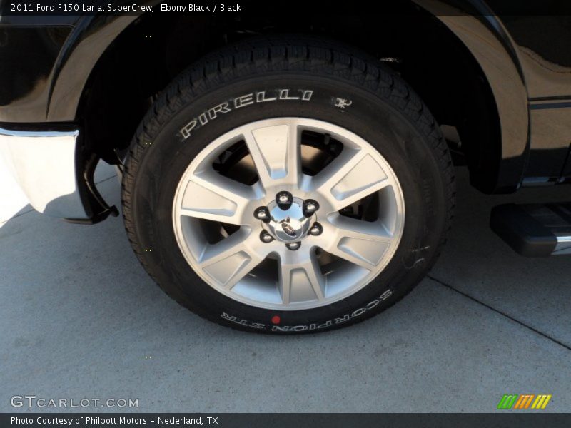Ebony Black / Black 2011 Ford F150 Lariat SuperCrew