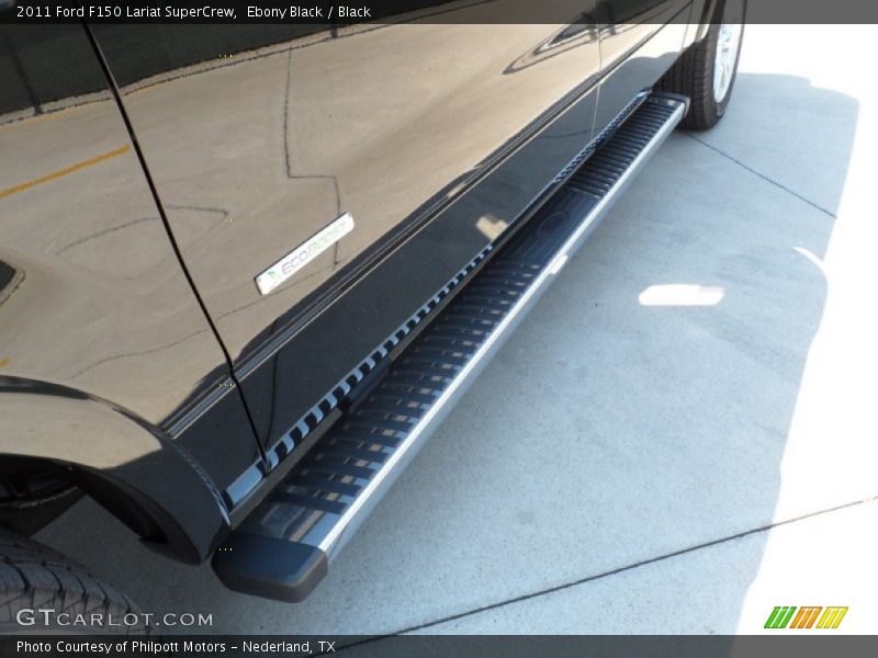 Ebony Black / Black 2011 Ford F150 Lariat SuperCrew