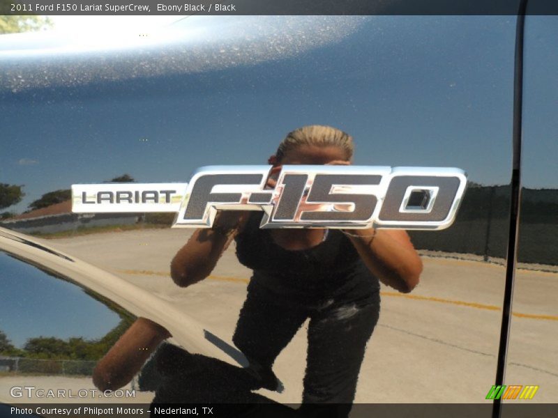 Ebony Black / Black 2011 Ford F150 Lariat SuperCrew